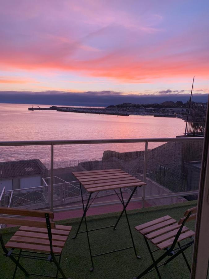 Un Balcon Sur La Mer, Acces Direct A La Plage Granville Exterior foto